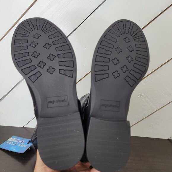 NEW Easy Street Baby Plus Plus Womens Size 7.5 Wide Calf Black Riding Boots 5CT - Picture 9 of 10